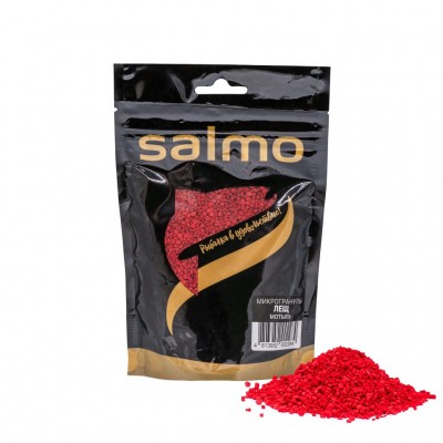Добавка в прикормку Salmo микрогранулы Лещ Мотыль красные 0.2кг