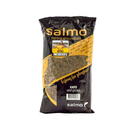 Прикормка рыболовная SALMO Карп марципан, 1 кг, рецепт Юрия Лисовского