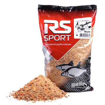 Прикормка рыболовная RUTILUS RS Фидер река спорт 1 кг