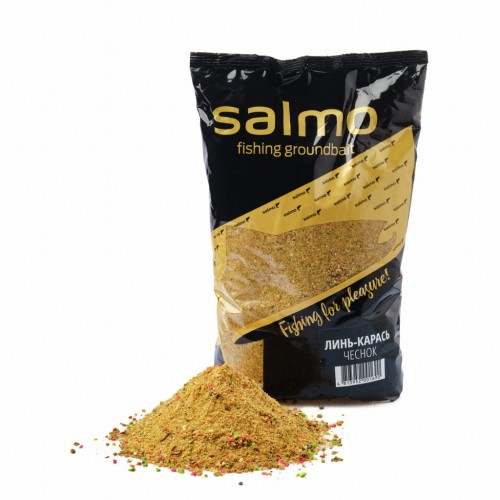 Прикормка рыболовная SALMO Линь-карась чеснок 1 кг