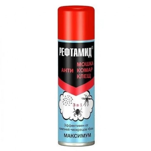 Репеллент Рефтамид Максимум 147 мл, 3 в 1