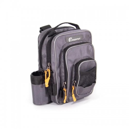 Сумка рыболовная СЛЕДОПЫТ Street Fishing MultiLock Pocket, 16х19х24 см, цв. Серый