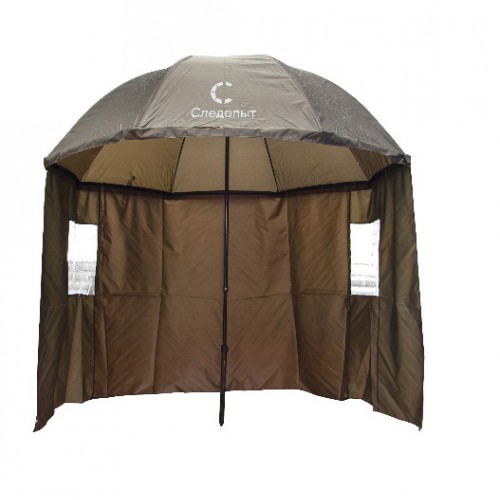 Зонт рыболовный универсальный с полутентом 240 см СЛЕДОПЫТ d=2,4 м