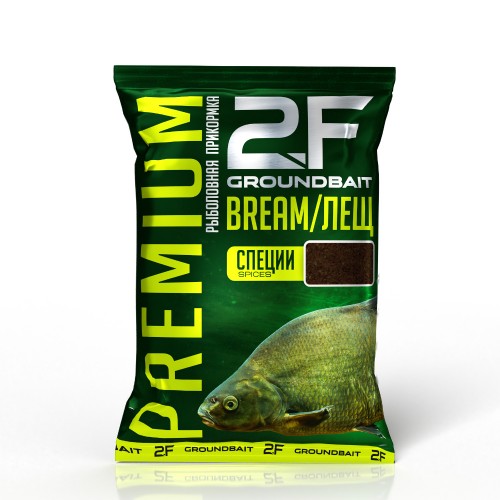 Прикормка рыболовная 2F-PREMIUM «Лещ» (Специи) 1кг
