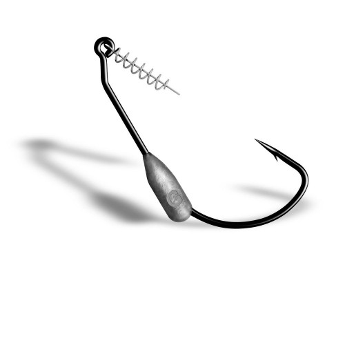 Офсетный крючок Gurza Swim Bait Weighted Hook KJ-0100 №3/0 6г BN 4 шт