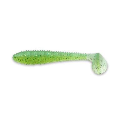 Приманка силиконовая Keitech Swing Impact Fat 3.8" #424 Lime Chartreuse