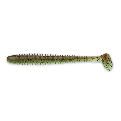 Приманка силиконовая Keitech Swing Impact 3" #401 Green Pumpkin / Chartreuse