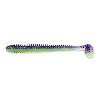 Приманка силиконовая Keitech Swing Impact 3" PAL#06 Violet Lime Belly