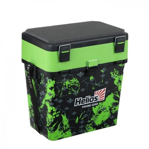 Ящик для зимней рыбалки SHARK Helios, 19 л, зелёный