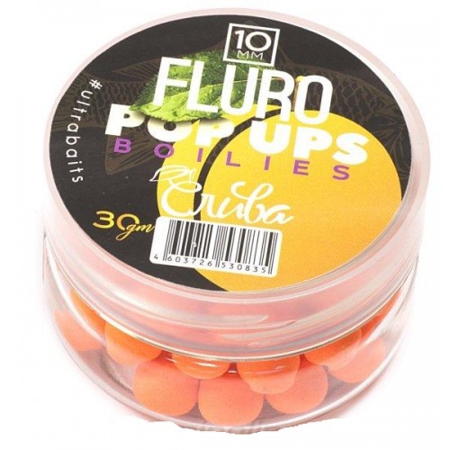 Бойлы плавающие FLURO POP UPS ULTRABAITS (СЛИВА) 10 мм