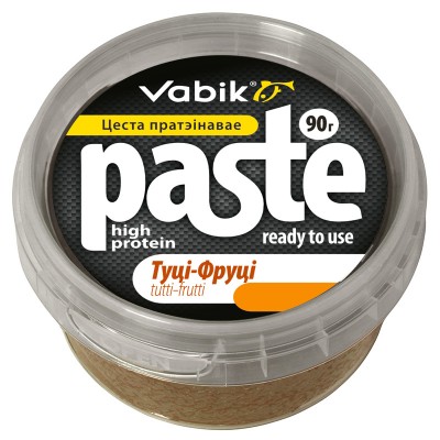 Приманка Vabik PASTE тесто протеиновое Тутти-Фрутти 90г