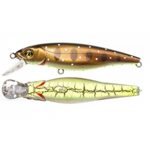 Воблер Минноу PONTOON 21 GreedyGuts 77SP-SR, 77 мм, 10гр, Загл. 0.8м.-1.2м., Суспендер, цвет: 429