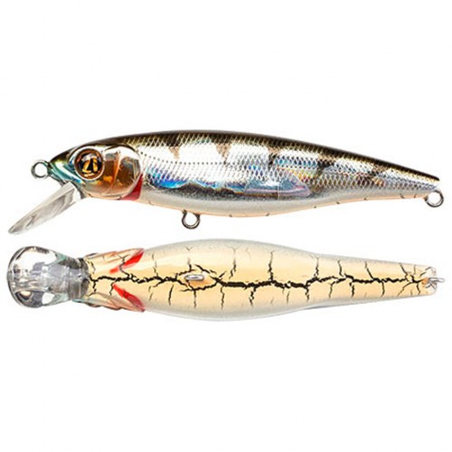 Воблер Минноу PONTOON 21 GreedyGuts 88SP-SR, 88 мм, 11.7гр, Загл. 0.8м.-1.2м., Суспендер, цвет: 407