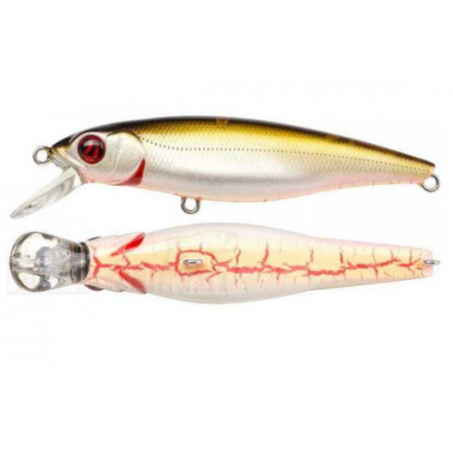 Воблер Минноу PONTOON 21 GreedyGuts 88SP-SR, 88 мм, 11.7гр, Загл. 0.8м.-1.2м., Суспендер, цвет: 417