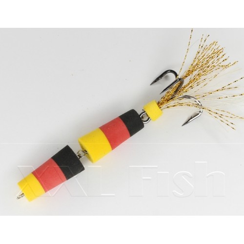 Приманка Мандула Флажок XXL FISH Модель №120 цвет ЖКЧ