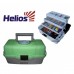 Ящик рыболова трехполочный зеленый Helios