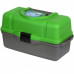 Ящик рыболова трехполочный зеленый Helios