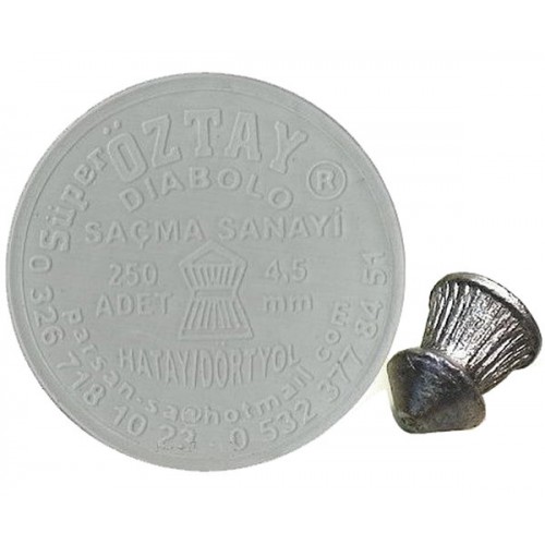 Пули пневматические Super Oztay Diabolo 4.5 мм 0,52 грамма (250 шт.)