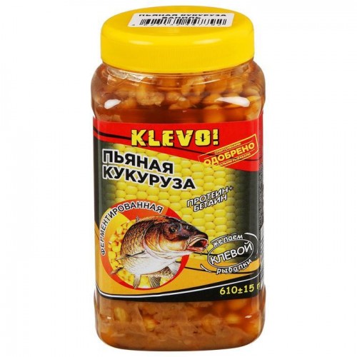 ПЬЯНАЯ КУКУРУЗА (ферментированная)  КЛУБНИКА 610г