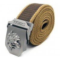 Ремень СЛЕДОПЫТ Тигр, 1400х36 мм, текстиль, коричневый