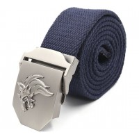 Ремень СЛЕДОПЫТ-Волк, 1400х36 мм, текстиль, синий