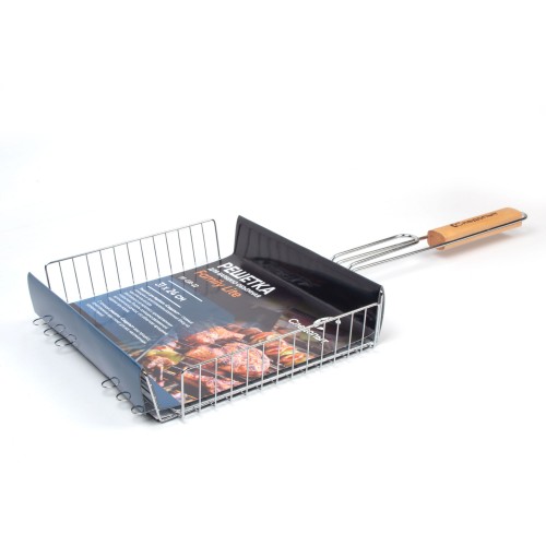 Решетка для барбекю объемная СЛЕДОПЫТ Family Lite, 31х24х5 см