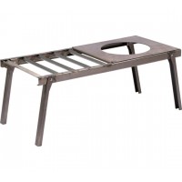 Решетка костровая Следопыт с подставкой под казан, усиленная