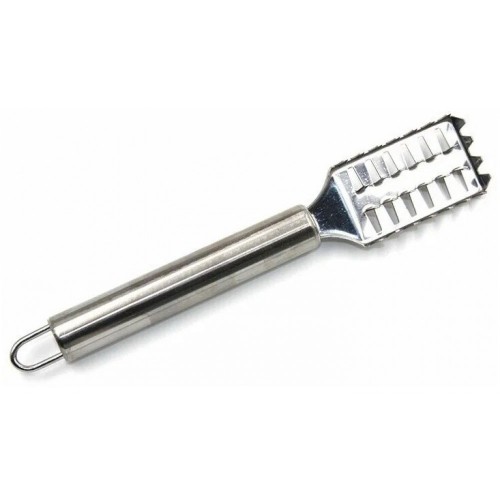 Рыбочистка 20 см, 30 зубьев, круглая ручка с петлей