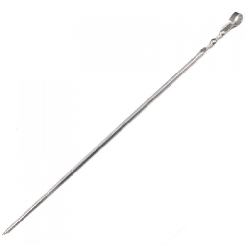 Шампур Следопыт  угловой 610х10 мм, толщина 1,5 мм, нерж.сталь