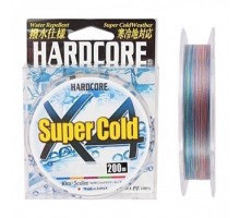 Шнур плетеный DUEL Hardcore Super Cold X4 5 Color #1.0 8.0kg 200m