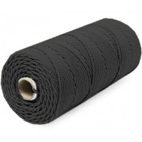 Шнур плетеный УНИВЕРСАЛ 2,5 мм (100 м) черный, бобина