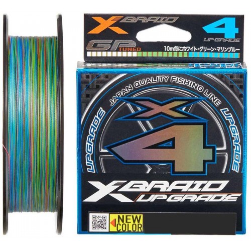 Шнур YGK X-Braid Upgrade X4 3 colour 150m #1.0 18lb