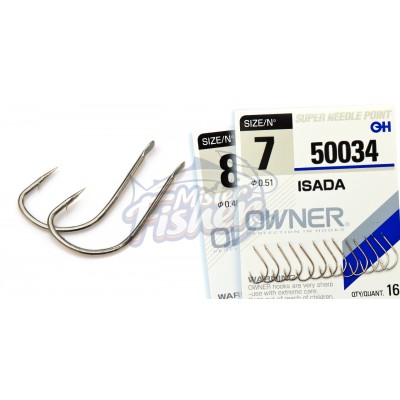 Крючок OWNER Isada nickel №10 17шт
