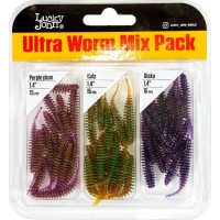 Слаги съедобные искусственные LJ Pro Series ULTRAWORM 1,4in (03.50)/MIX1 45шт.