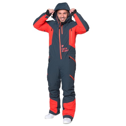 Комбинезон Snow Headquarter  A-8969 серый, -30°C, мембрана 10000мм,  рр XL (52-54)