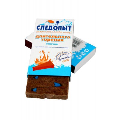 Спички охотничьи СЛЕДОПЫТ-Экстрим,  длительного горения, 10 шт.