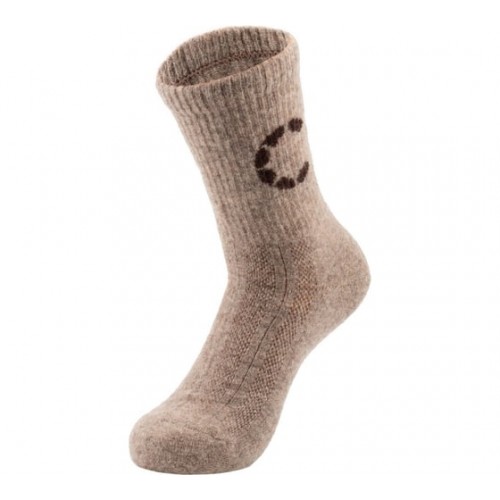 Термоноски Следопыт Organic wool socks YAK, natural brown, р.41-43