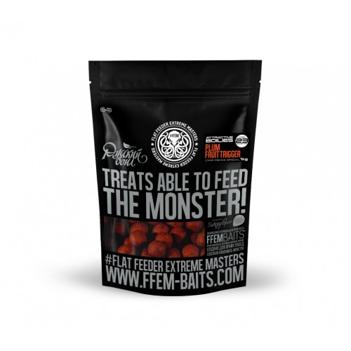 Тонущие бойлы FFEM "Русский Бойл" Super Plum/Супер Слива 23mm 1кг