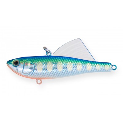 Воблер Раттлин Strike Pro Tornado Vibe 65, 65 мм, 14,5 гр, Тонущий, цвет: A150-713 UV Blue Silver OB, (EG-204A-UV#A150-713)
