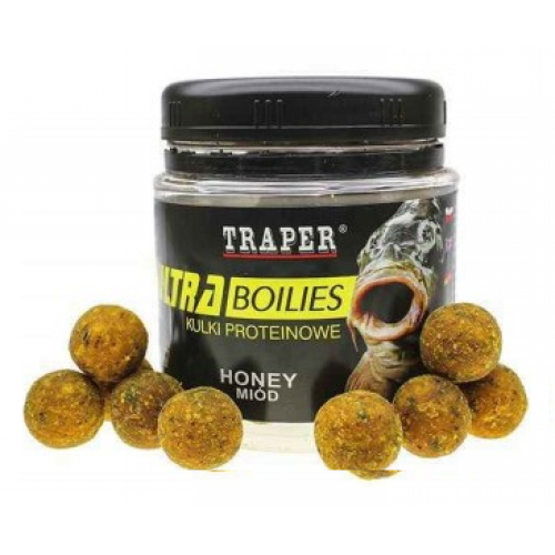 Бойлы насадочные Traper BOILIES ULTRA Miod/Мед 12mm 100g