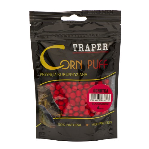 Плавающая кукуруза Traper CORN PUFF 4mm Ochotka/Мотыль 20g