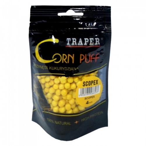 Плавающая кукуруза Traper CORN PUFF 4mm Scopex/Скопекс 20g