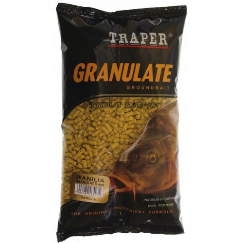Прикормка гранулы Traper Granulat Wanilia/Ваниль 5mm 1кг