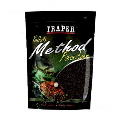 Пеллетс Traper METHOD FEEDER PELLETS Marcepan zielony/Марципан зеленый 2mm 0,5кг
