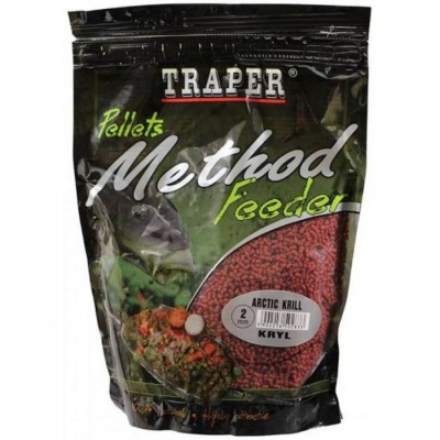 Пеллетс Traper METHOD FEEDER PELLETS Kryl/Криль 2mm 0,5кг