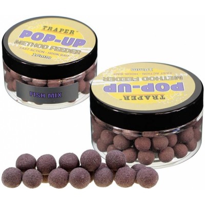 Бойлы плавающие Traper Pop-Up Method Feeder 10мм  Fish Mix/Рыбный Микс