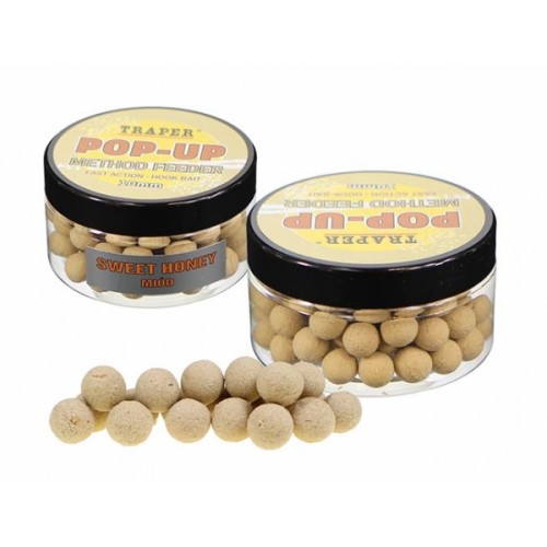 Бойлы плавающие Traper Pop-Up Method Feeder 10мм Miod/Мед