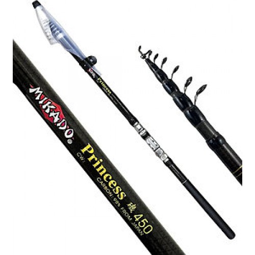 Удилище короткого сложения c кольцами Mikado Princess 10-30 г, 5.4 м