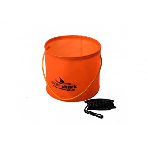 Ведро для замеса прикормки круглое оранж. 21