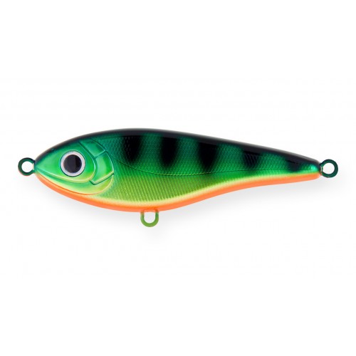 Воблер Джеркбейт Strike Pro Buster V, 85 мм, 17,7 гр, Загл. 0,2м.-1,5м., Тонущий, цвет: A45T Natural Perch, (EG-148#A45T)